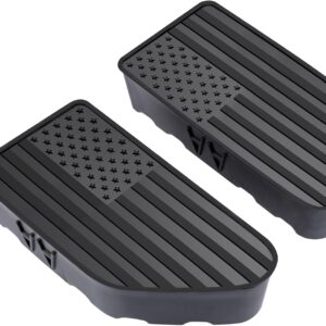 Black Bed Rail Stake Pocket Covers GMC Chevy Silverado Sierra