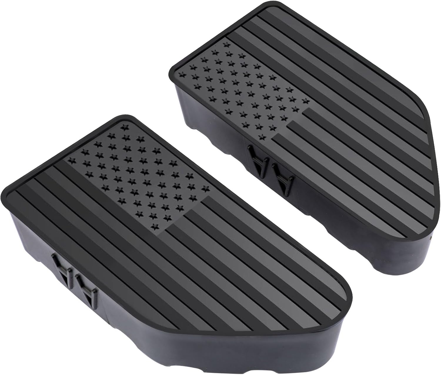 Black Bed Rail Stake Pocket Covers GMC Chevy Silverado Sierra