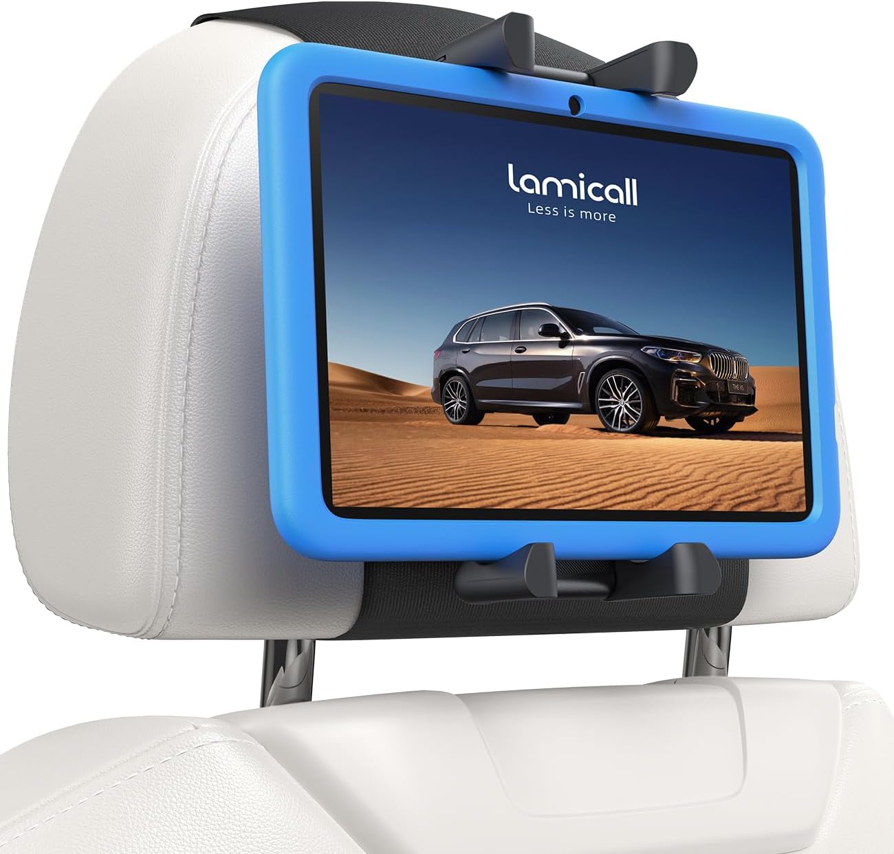 Lamicall Car Tablet Holder - 360° Rotating, Fits Thick Cases