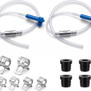 2-Pack Brake Bleeder Hose Kit for Cars & Motorcycles