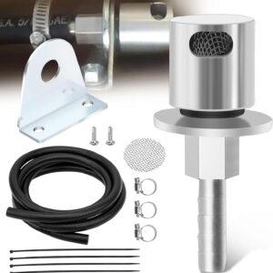 Remote Fuel Tank Vent Valve - 5/16" Barb, Easy Install