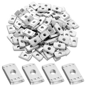 100 PC 3/8”-16 Strut Channel Nuts Zinc Plated