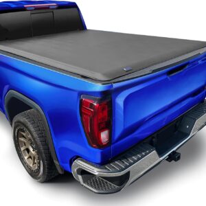 Tyger T1 Soft Roll-Up Tonneau Cover for Chevy/GMC 1500 70" Bed