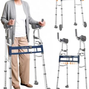 CareCrew Upright Walker - Lightweight Folding, 450lb Capacity