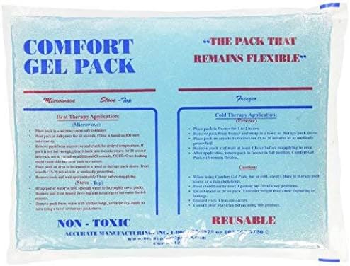 Accurate Gel Packs 3-Pack, 9x12in, Cold/Hot Therapy