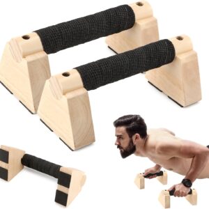 Wood Parallettes Bars for Home Workout