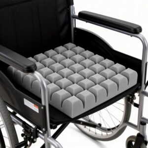 Foamagic Waffle Seat Cushion, Pressure Relief, Gray