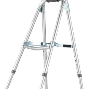 HappyBuy Folding Walker, 6-Level Adjustable, 350LBS