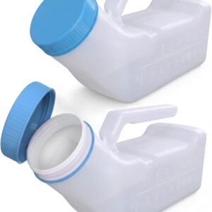 Men's Spill-Proof Urinal Bottles (2-Pack)