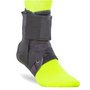BraceAbility Sports Ankle Brace - Lace-Up Support Wrap (S)