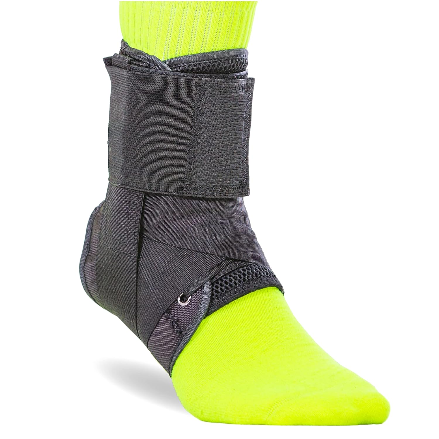 BraceAbility Sports Ankle Brace - Lace-Up Support Wrap (S)