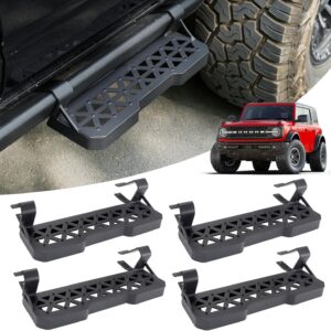 4PCS Z-Steps Side Steps for Ford Bronco 2021-2025