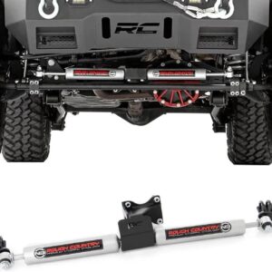 Rough Country N3 Dual Steering Stabilizer for Jeep Wrangler JK