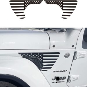 USA Flag Side Fender Decals for Jeep Wrangler & Gladiator