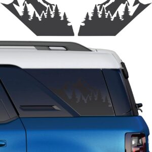 US Flag Mountain Decal for Ford Bronco Sport 2021-2026
