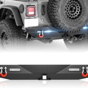 YZONA Rear Bumper for Jeep Wrangler JL Unlimited (2018-2026)