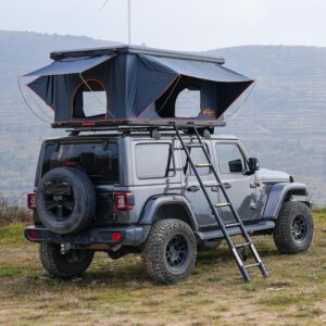 Premium Hard Shell Rooftop Tent - Sleeps 2-3, Durable Aluminum