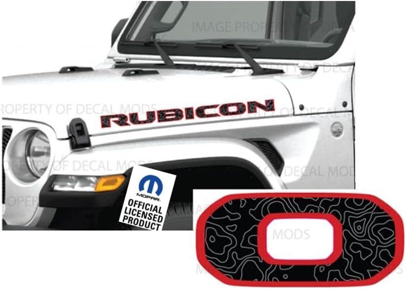 Rubicon Decals for Jeep Wrangler & Gladiator 2018-2026