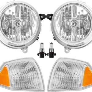 Jeep Compass 2007-2010 Headlight Assembly Kit - 4 Piece