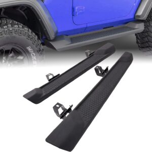 6" OE Style Running Boards for 2018-2026 Jeep Wrangler JL 2-Door, Black