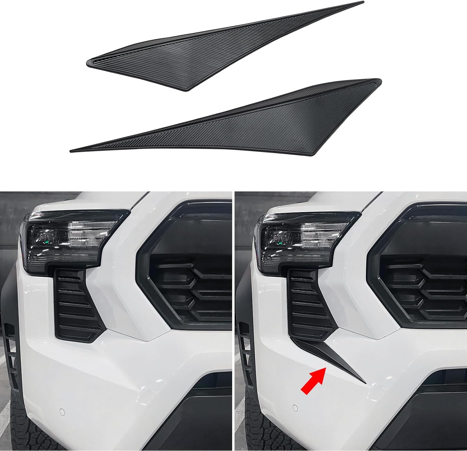 Black Grille Decals for 2024-2026 Toyota Tacoma