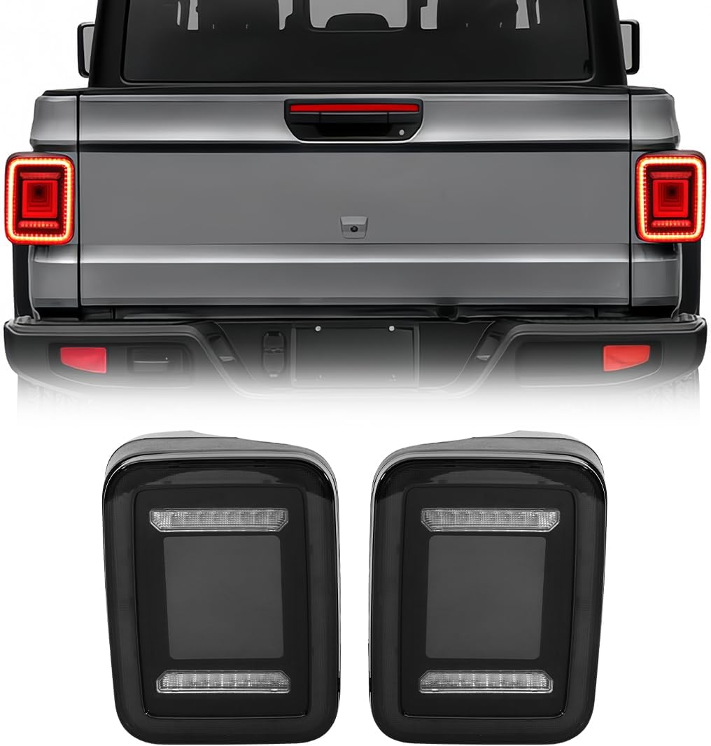 Jeep Gladiator JT LED Tunnel Tail Lights 2020-2026