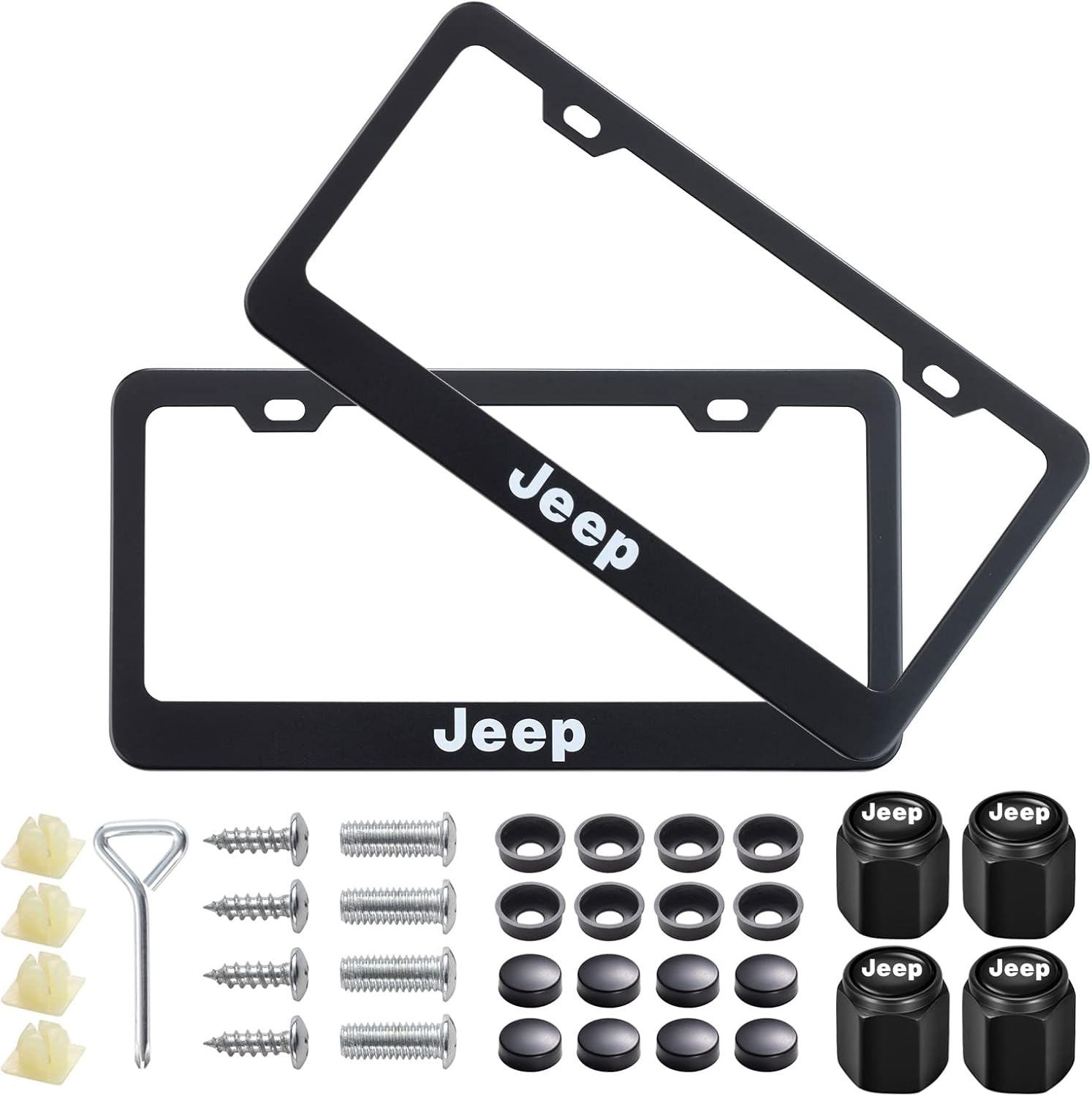 Jeep License Plate Frame - Universal Fit USA/Canada