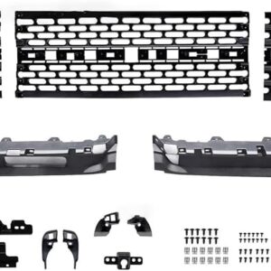 Black Front Grille Assembly for Ford Bronco 2021-2026