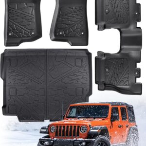 Jeep Wrangler JL Cargo Mats Set - All-Weather Protection