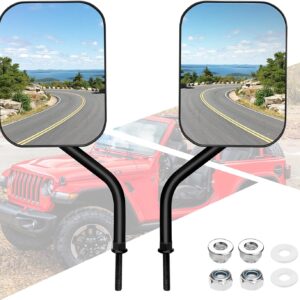 Jeep Wrangler Door-Off Side Mirrors - 2 Pack (5.5x7.5")