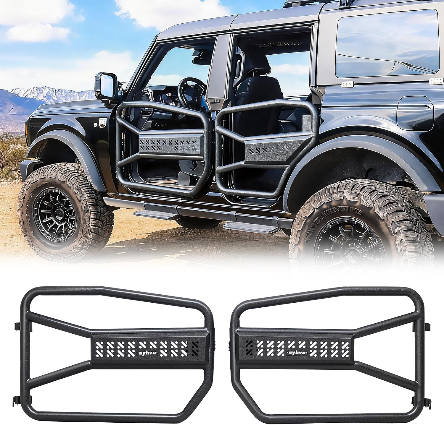 SYHVU Bronco Safari Half Doors 2021-2025 - Pair