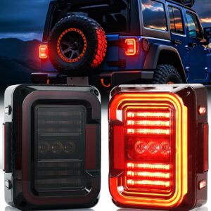 AUDEXEN LED Tail Lights for Jeep Wrangler JK/JKU 2007-2018