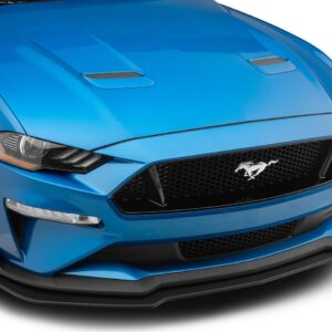 Ford Mustang GT Chin Spoiler, Black ABS Lip Splitter, 2018-2023