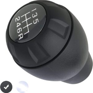Black 6-Speed Shift Knob for Jeep Wrangler JK 2011-2018