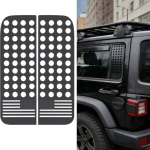 US Flag Window Decals - Jeep Wrangler JL & Gladiator JT