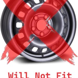 Fuel Rider 4-Pc Gloss Black Wheel Covers for Toyota Tacoma