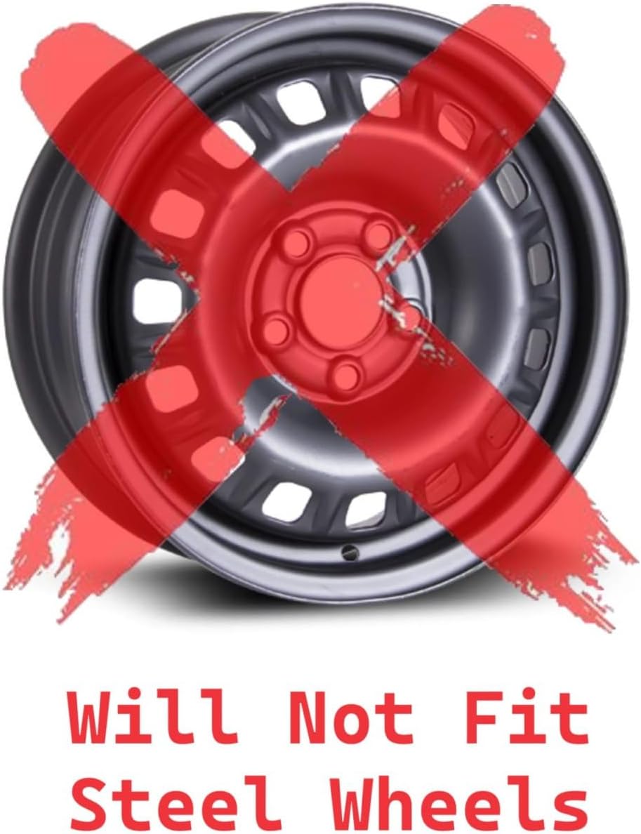 Fuel Rider 4-Pc Gloss Black Wheel Covers for Toyota Tacoma