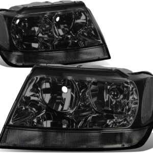 DNA MOTORING Headlights for 99-04 Jeep Grand Cherokee