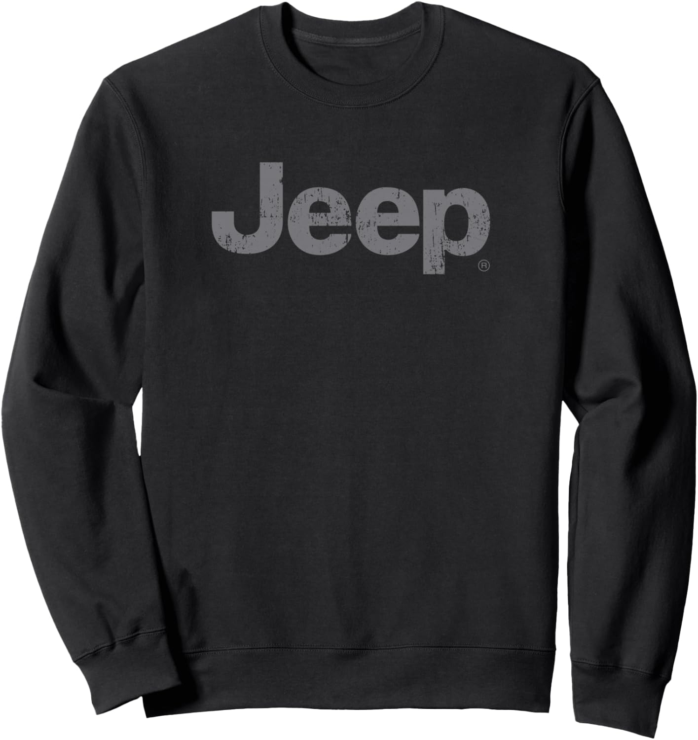 Men's Jeep Logo Distressed Graphic Sweatshirt