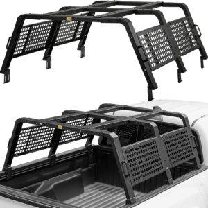 JOYTUTUS Truck Bed Rack for Mid-Size Trucks - Kayak & RTT Compatible