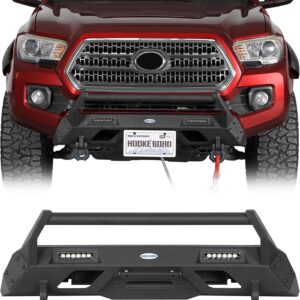 Tacoma Steel Front Bumper w/ Winch Plate & LED Lights