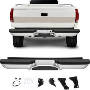 Chrome Rear Step Bumper for '88-'00 Chevy/GMC C1500-C2500