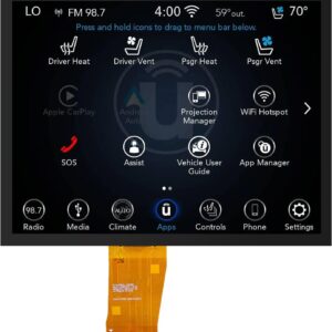 8.4" Uconnect 4C Touch Screen Radio Replacement