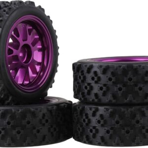 Mxfans RC Car Tyres & Rims 1:10 On-Road Set