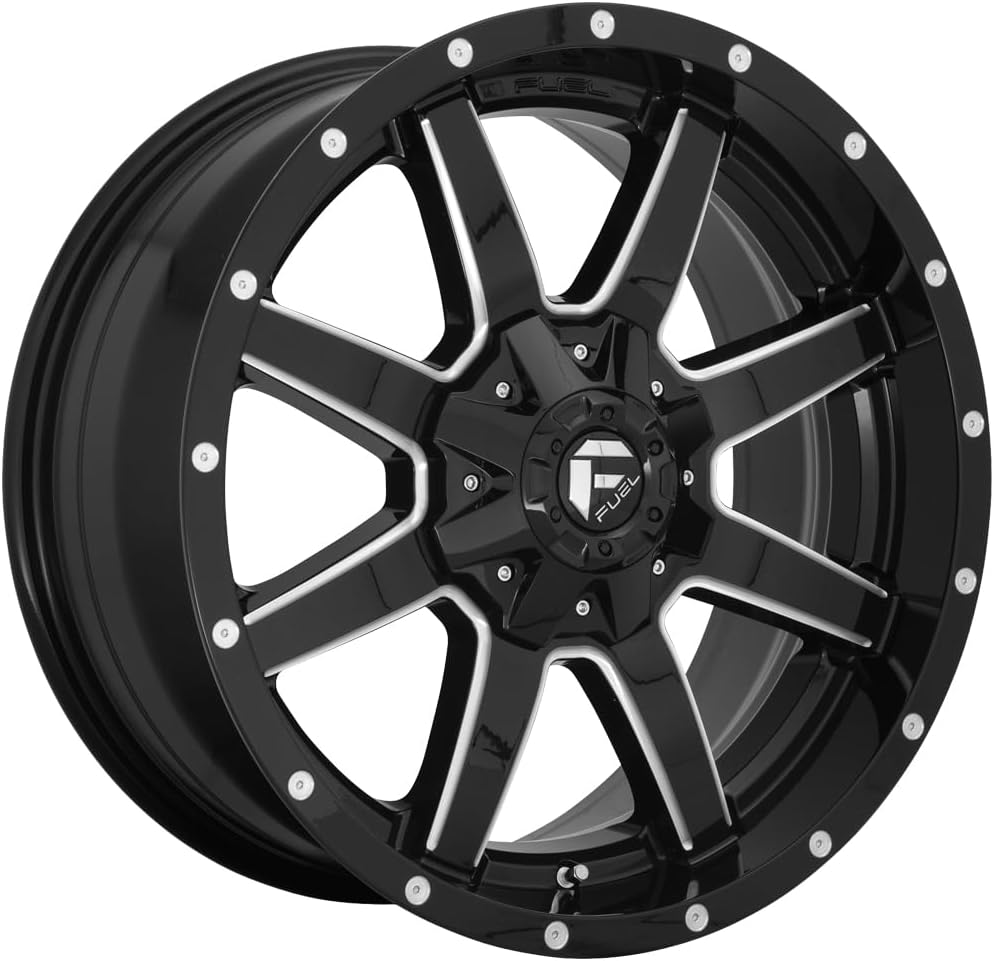 FUEL D610 Maverick Wheel 20x10 -24mm Gloss Black