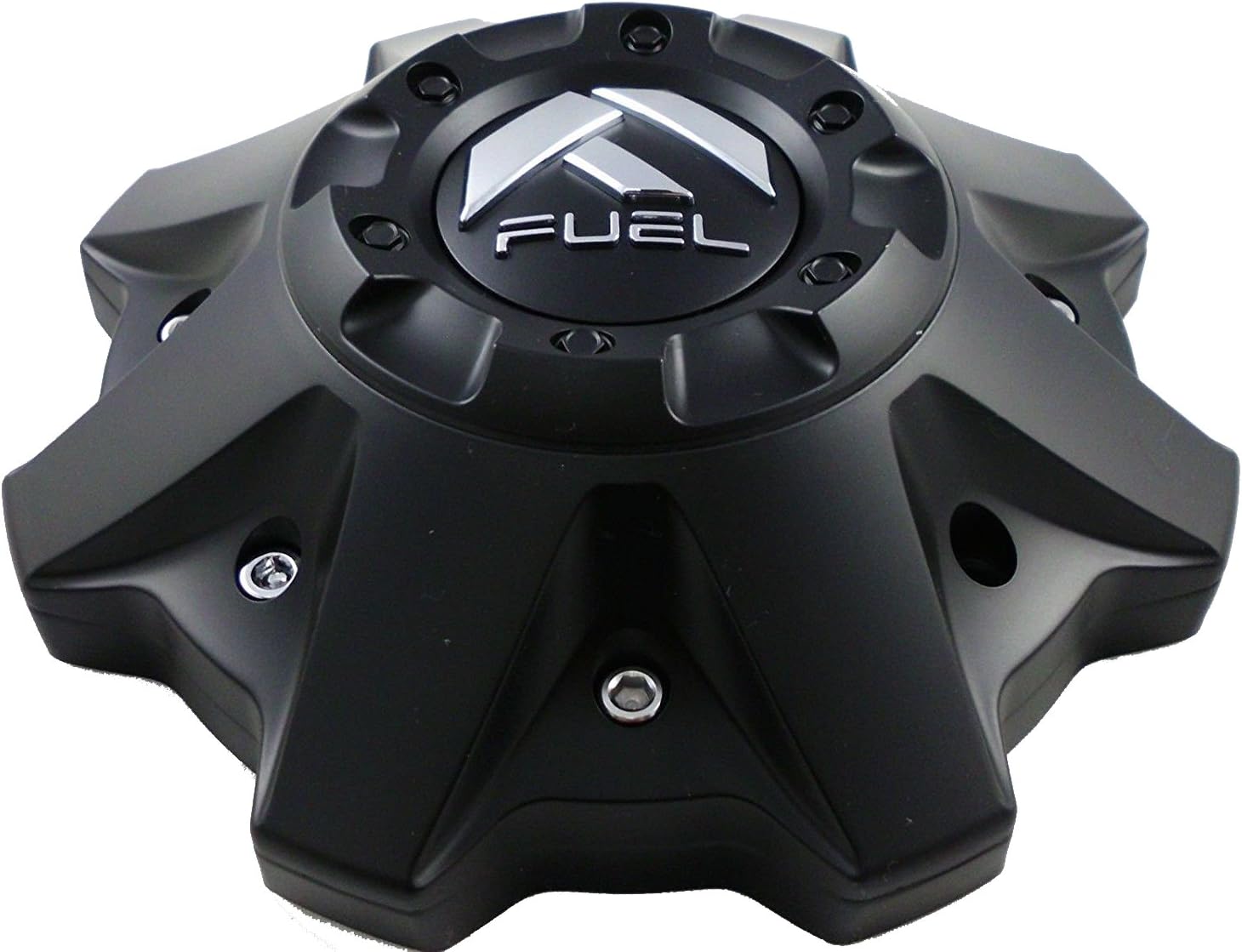 FUEL Matte Black Chrome Wheel Center Cap - 1002-53B