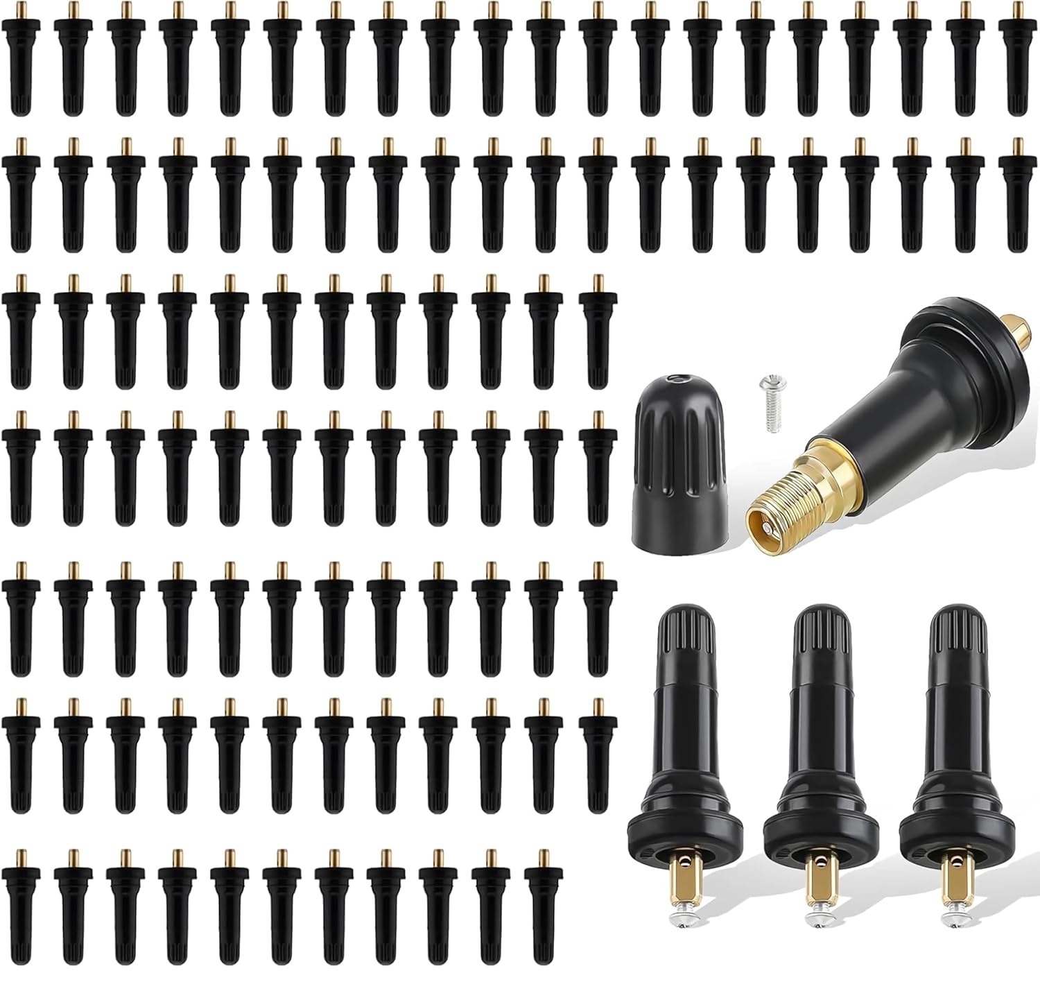 TPMS 17-20008 Valve Stem Sensors (100pcs) - Baieasy