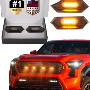 Toyota Tacoma 2024 LED Grille Lights - Yellow - OKLSG