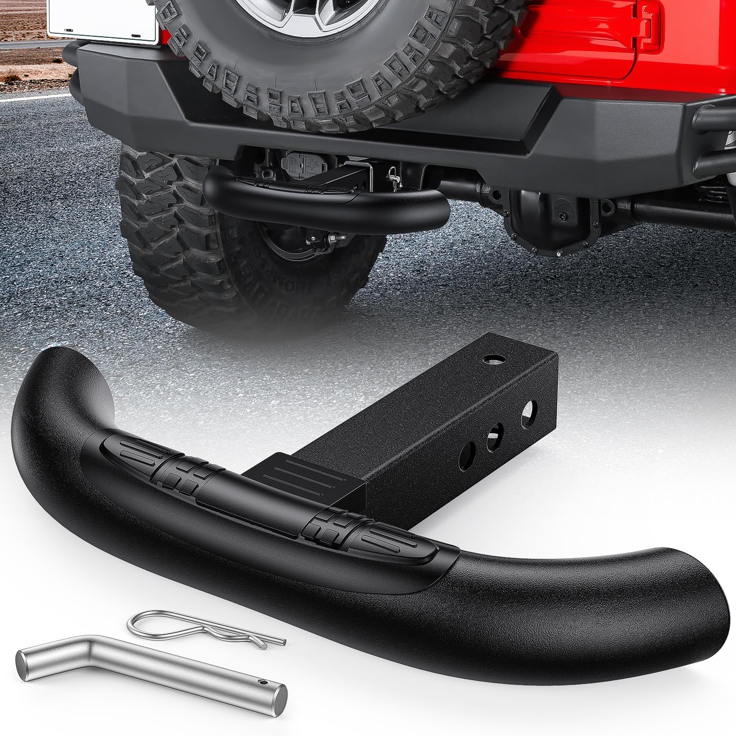 Nilight Hitch Step for 2" Receiver 350lb Steel Step Bar