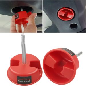 Red Hardtop Knob Set for Jeep Wrangler JK 2007-2019